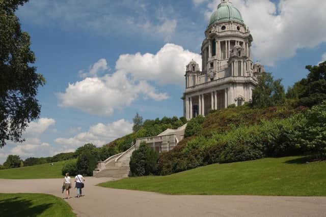 Williamson Park in Lancaster housed the Greg Observatory of which only ruins remain.