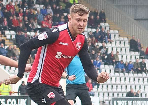 Richie Bennett had a difficult afternoon for Morecambe at the weekend
