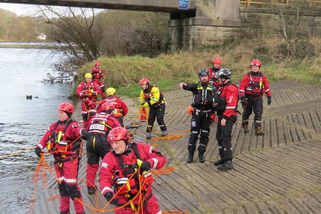 The LASAR team training on the Lune