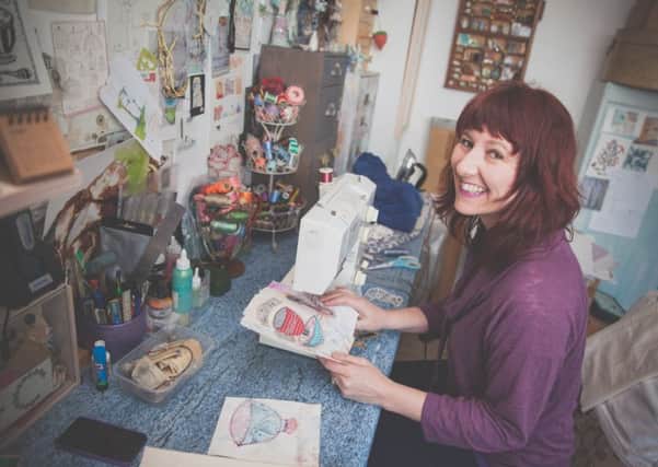 Textile artist Priscilla Edwards is holding a workshop this weekend at Harpers Mill in Lancaster.