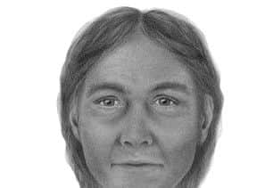 An artist's impression of the man whose body was found near Glasson Dock in 2015.