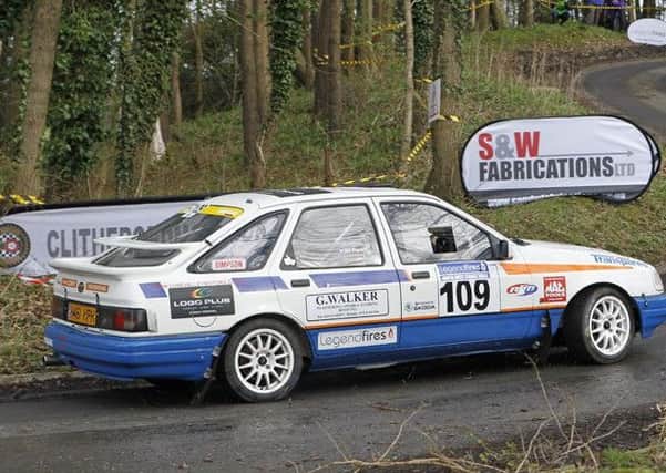 Bill Hignett in his Sierra at the Legend Fires North West Stages Rally.  Picture: GMS