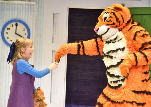 The Tiger Who Came To Tea visits The Dukes on April 12 and 13.