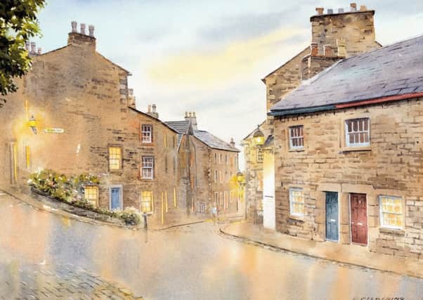 This painting, After The Rain by Colin Pickering, will be raffled during Lancaster Arts Society's exhibition.