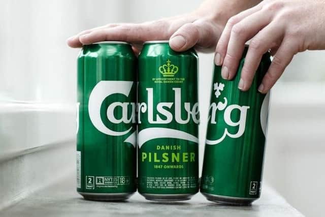 Carlsberg's new multi-pack beer cans