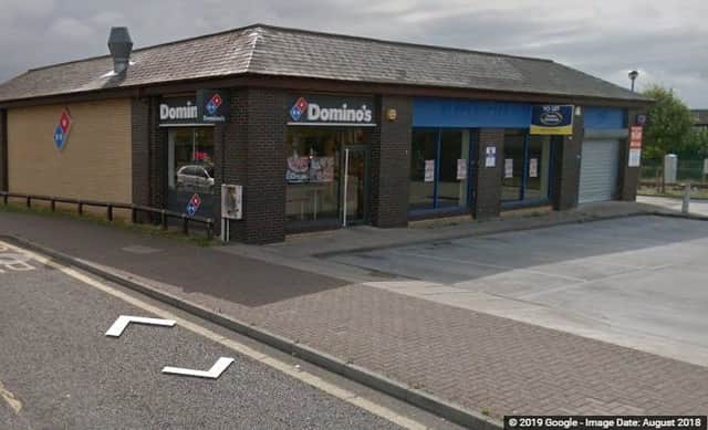 The Dominos Pizza outlet in Morecambe.