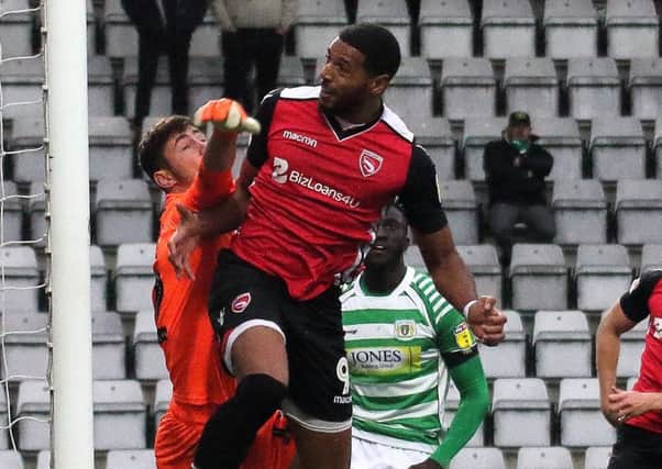 Vadaine Oliver cambe back from injury for Morecambe