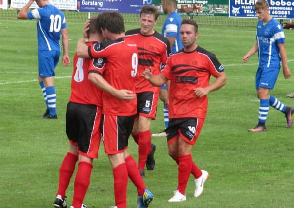Garstang were able to celebrate a point against Longridge Town on Monday