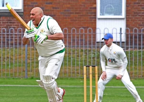 Opener Mark Woodhead hits a four. Picture: Tony North.