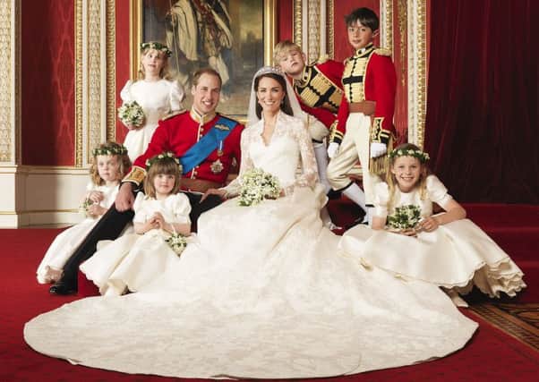 RSN worked on the Duchess of Cambridge's wedding dress.