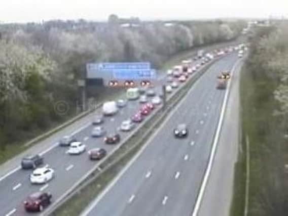 There are delays on the M6 southbound this morning (Wednesday, May 1) after a transport broke down between junctions 18 and 19.