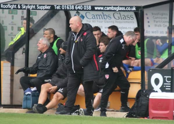 Jim Bentley saw his Morecambe players win at Cambridge United last time out