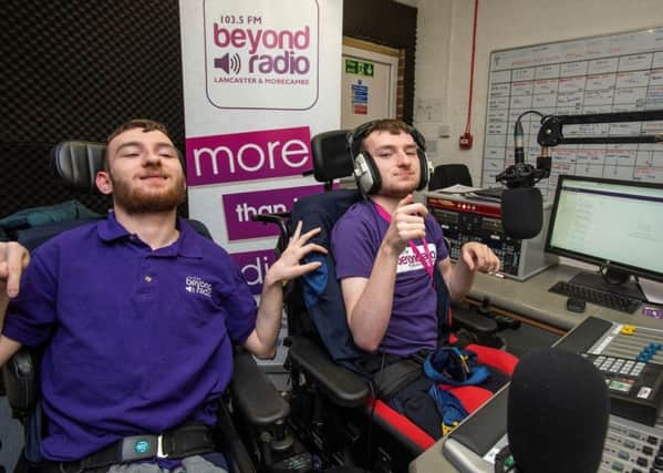 Luke & Adam Stutchbury, part of the regular presenting team and Lancaster & Morecambes Beyond Radio. (Photo credit  Recognition PR)