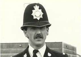 Paul Harrison when he was a policeman.