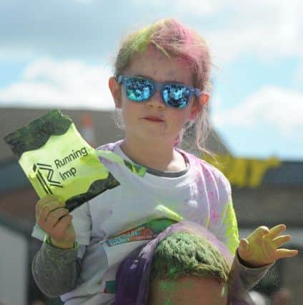 Garstang Colour Dash.
Plotting who to sprinkle next.  PIC BY ROB LOCK
12-5-2019