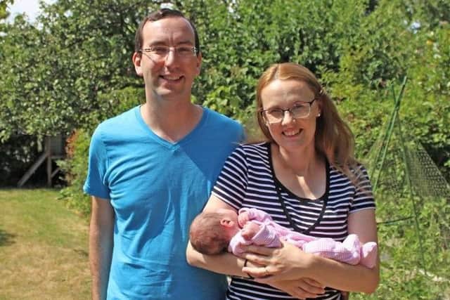 MP Cat Smith with Elijah and her husband Ben