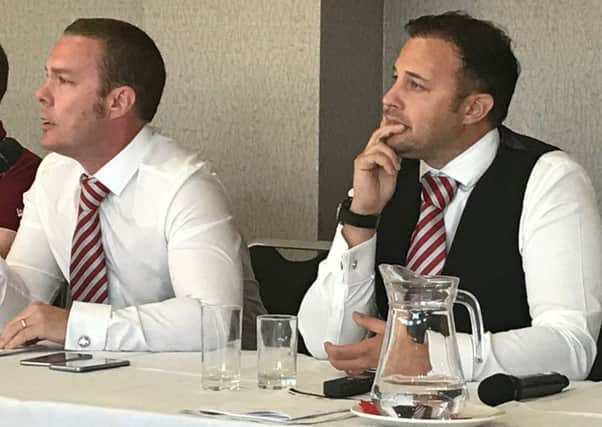 Morecambe owners Jason Whittingham and Colin Goldring