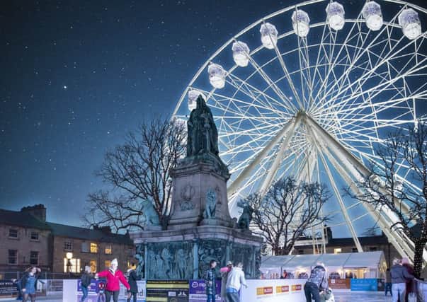 An artist's impression of how the wheel will look