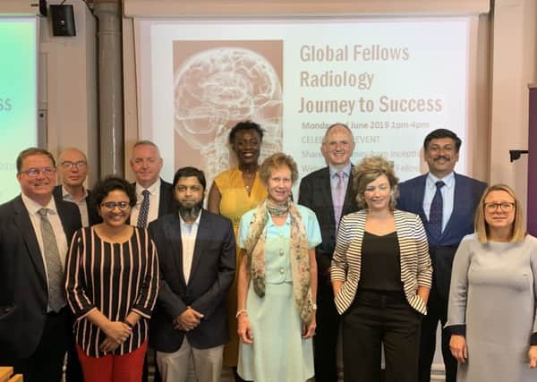 Global fellows who have taken part in the Clinical Radiology Global Fellows Programme at UHMBT.