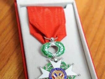 Jack's Lgion dHonneur medal. (s)