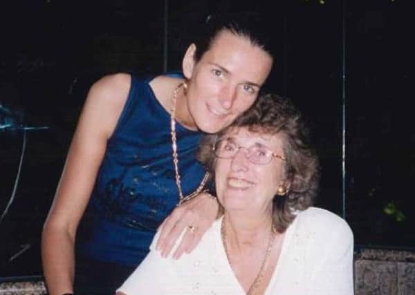 Thelma Burrow pictured with her daughter, Cath McLennan.
