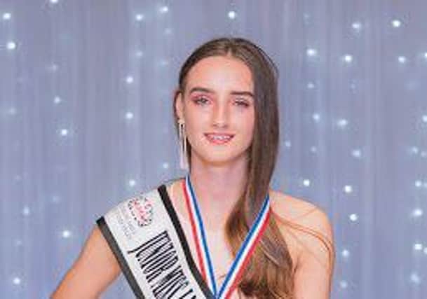 Sofie Deighton competed in the finals of Junior Miss British Isles. Picture: Paul Dulac.