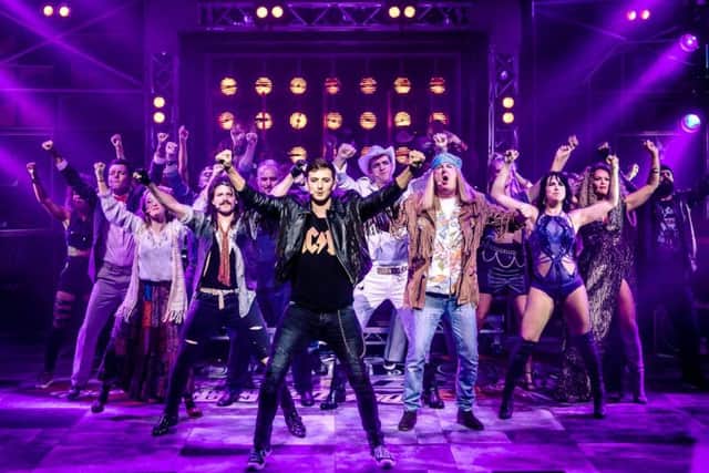 The cast of Rock of Ages which is on its way to Blackpool Opera House
