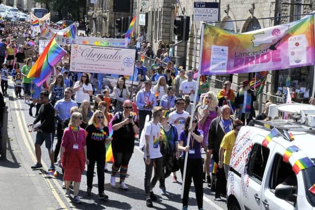 There was a big turnout for Lancaster Pride last month.