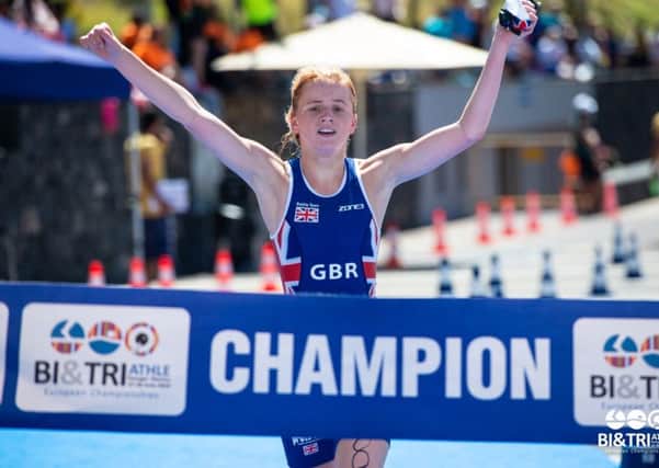 Larissa Hannam was crowned U17 European champion for the second consecutive year.