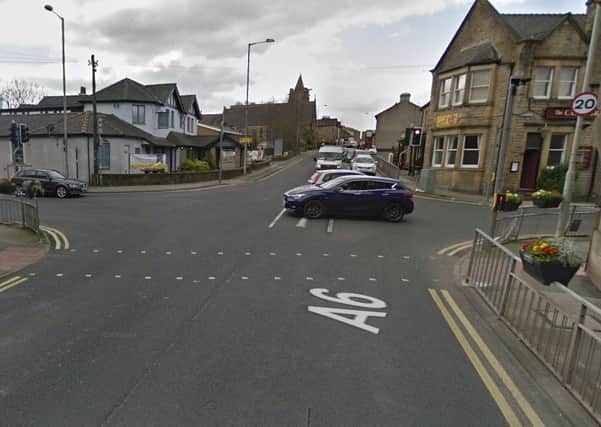 Some of the banners and planters in Carnforth are being removed on health and safety grounds. Picture by Google Street View.