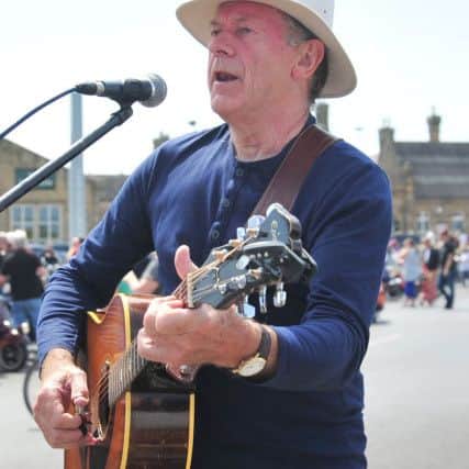 Dave Metcalfe performs at Rita's Cafe for Morecambe Music Festival
