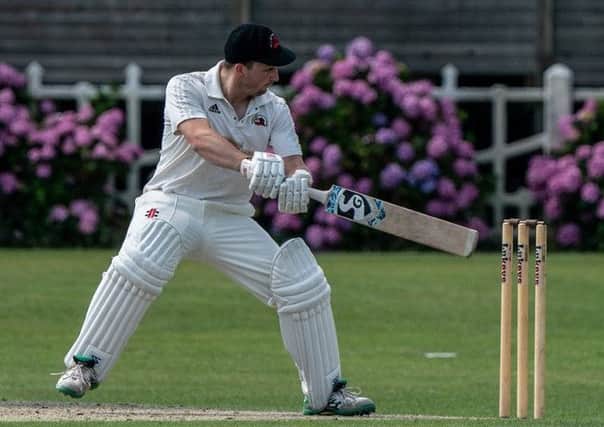 Garstang's Mike Walling in action against Blackpool     Picture: Tim Gilbert/Preston Photographic Society