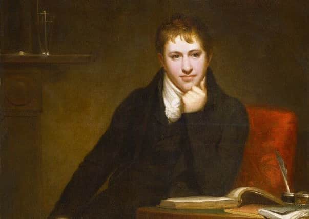 Sir Humphry Davy, Bt, by Henry Howard (1803). National Portrait Gallery, London. NPG 4591. Reproduced under the terms of CC BY-NC-ND 3.0.