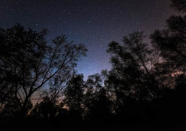 The night skies above Gisburn Forest and Stocks. Photo by Matthew Savage.