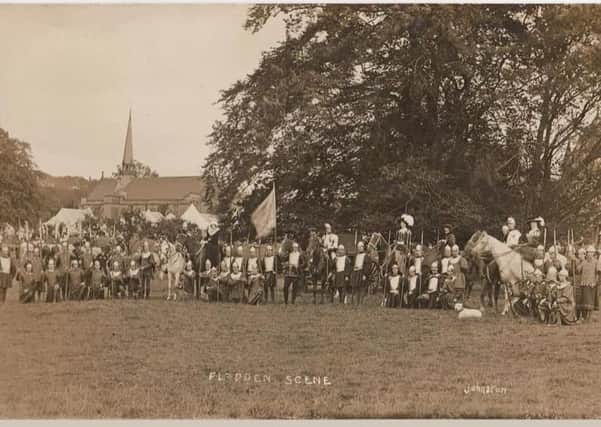 Flodden scene. Lancaster Historical Pageant (part two).