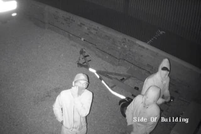 These people were caught on CCTV.