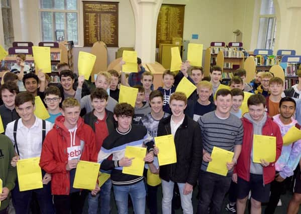 Photo: David Hurst Lancaster Royal Grammar School GCSE results success