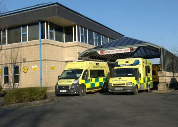 The Accident and Emergency Unit at the Royal Lancaster Infirmary.