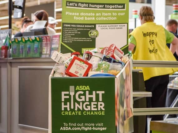 Asda customers in Lancaster have donated 1068.2 Kgs of food to their local food bank