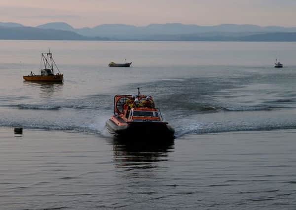 Mal Snape took this photo of the lifeboat being called out in Morecambe at 7.30pm on Monday evening.