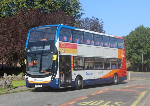 One of the new Stagecoach double decker buses