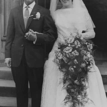 Trevor and Margery Willgrass of Morecambe on their wedding day