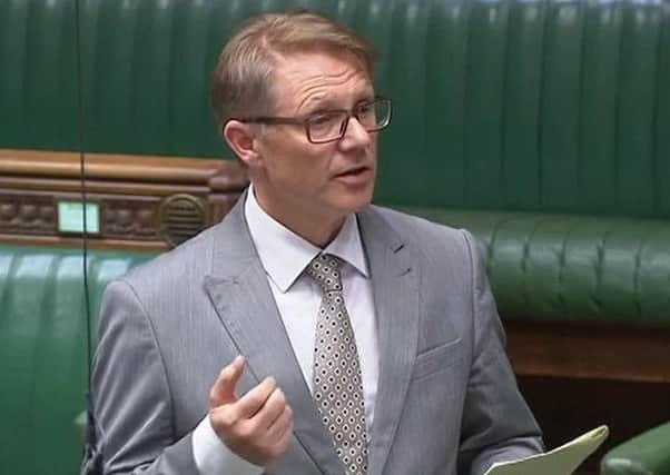David Morris MP speaking in Parliament.