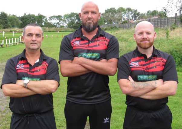 The new Garstang management team (l-r): Mike Hartley, Andrew Forsyth and Richard Cookney