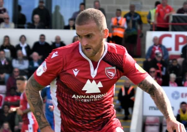 Lewis Alessandra scored his fifth goal of the season against Salford City at the weekend