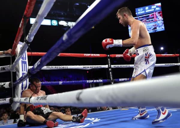 Isaac Lowe won last time out against Duarn Vue. Photo by Steve Marcus/Getty Images.