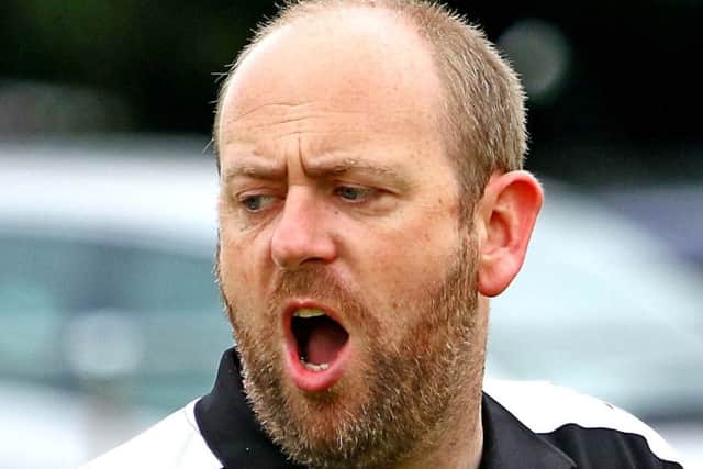 Lancaster City FC manager Mark Fell. Picture: Tony North.