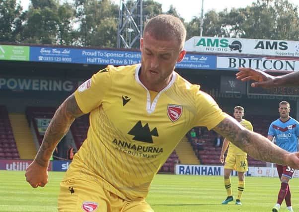Lewis Alessandra could not add to his five goals this season during Morecambe's midweek defeat