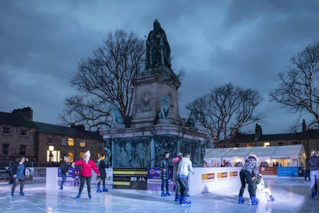 Lancaster on Ice. Image by Nick Dagger Photography.