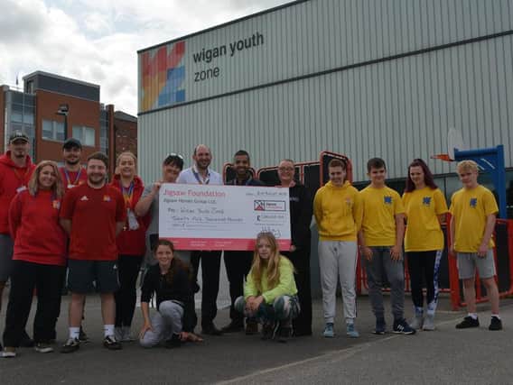Wigan Youth Zone will use the grant to offer targeted services to young people in the area